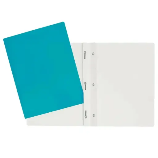 [34000TE] DUO-TANG LG LAMINÉ TURQUOISE