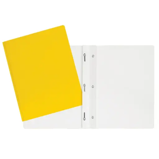 [34000YE] DUO-TANG LG LAMINÉ JAUNE