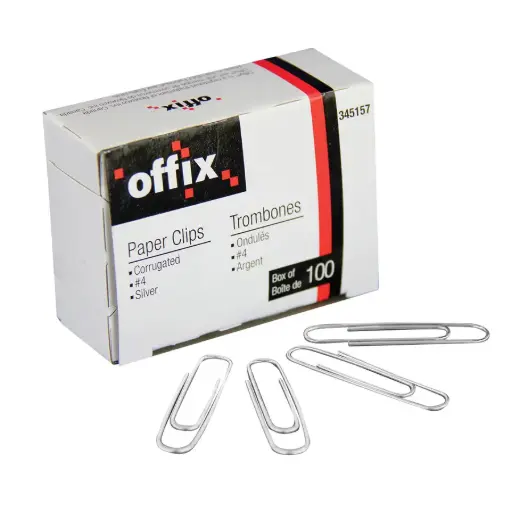 [345157] TROMBONES OFFIX DENTELÉES 2" # 4 - 100 / boîte