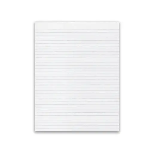 [349423] TABLETTE LIGNEE 5/16''   8.5 X 11, 96 Blanc/1