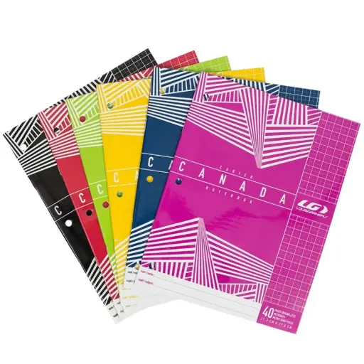 [412325] CAHIER CANADA  QUADRILLÉ 1 CM    L.Garneau