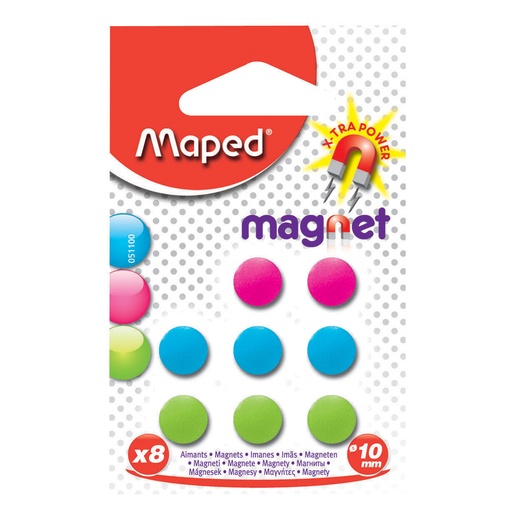 [511005] AIMANTS DE 10mm - 8 / emballage