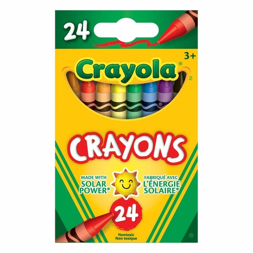 [52-0024] CRAYON CIRE CRAYOLA 24 / EMBALLAGE