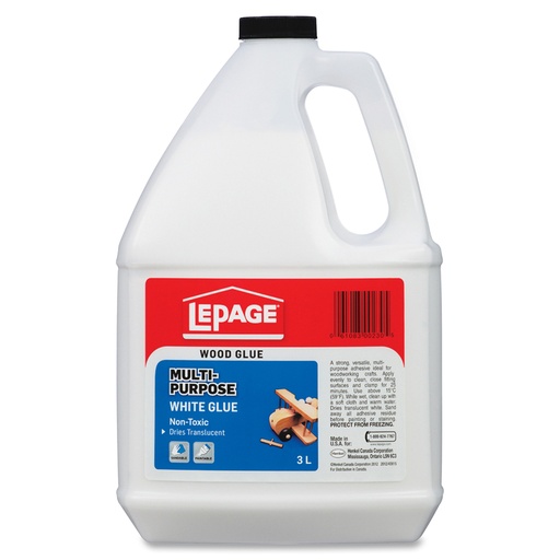 [531252] Colle liquide blanche 3 Litre  Lepage