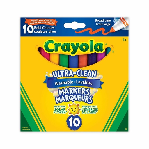 [58-7810] MARQUEUR CRAYOLA BOLD VIVE 10 / boîte