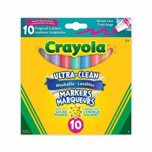 [58-7811] MARQUEUR CRAYOLA TROPICAL - 10 / boîte
