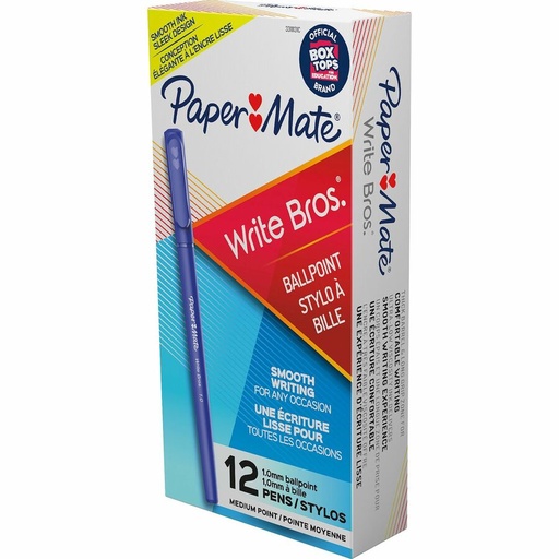 [3311131C] PAPER MATE MED BLEU - Boîte de 12