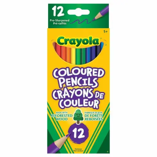 [67-2012] CRAYON COULEUR CRAYOLA 12 / boîte