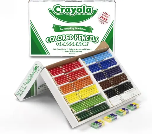 [68-8024] CRAYON COUL.CRAYOLA Bte/240