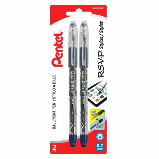 [92833/BK90LB] STYLUS / STYLET .7mm BLEU - 2 / emballage