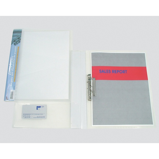 [BDR01] RELIURE ACCOGRIP POLY CLAIR