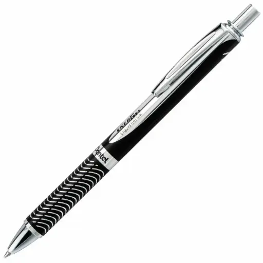 [BL407A-A] STYLO ENERGEL 0.7mm ENCRE NOIR CORPS MÉTAL NOIR