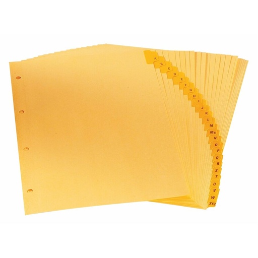 [CR217] INTERCALLAIRE LEGAL 4 TROUS A-Z