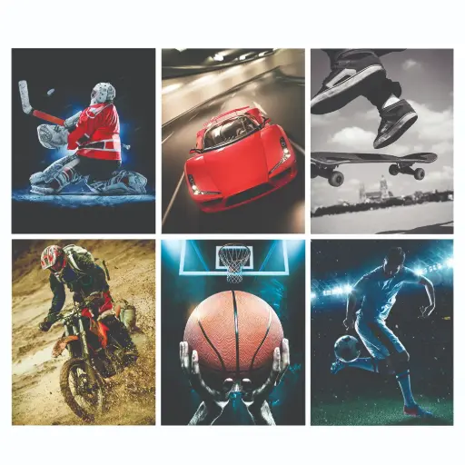 [GB2301] PORTFOLIO / DUO-TANG  SPORTS ASSORTIS