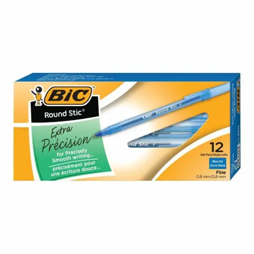 [GSF11/12] BIC ROND FIN Bleu - 12 / boîte