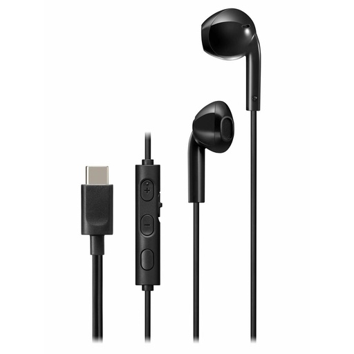 [HA-FR17UC-B] Casque intra-auriculaire style écouteurs noir olive