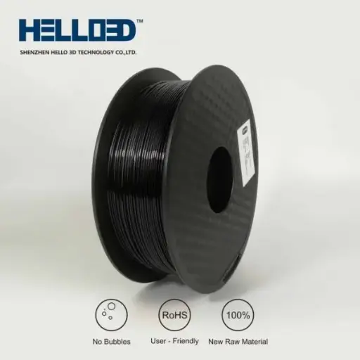 [HFPETGBLACK] HELLO3D FILAMENT PETG BLACK 1KG