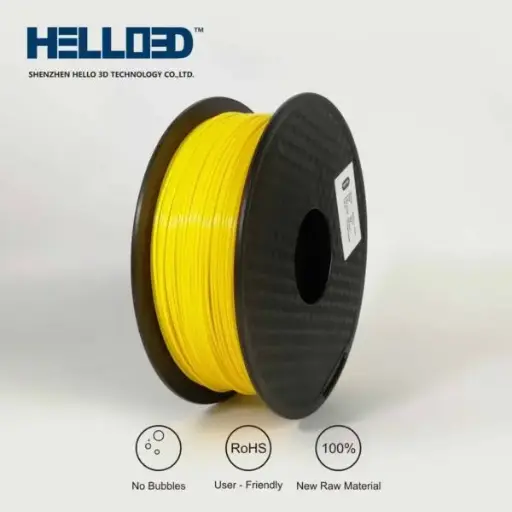 [HFPETGYELLOW] HELLO3D FILAMENT PETG YELLOW 1KG
