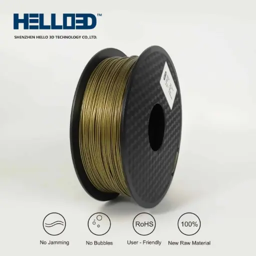 [HFPLABRONZE] HELLO3D FILAMENT PLA BRONZE 1KG