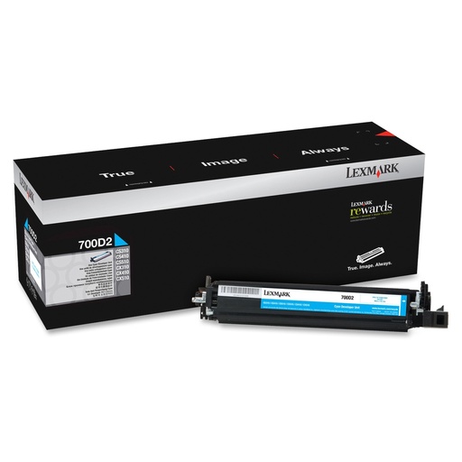 [N700D2] LEX 70C0D20 (DÉVELOPPEUR CYAN) NO.700D2 ORIGINAL 40K