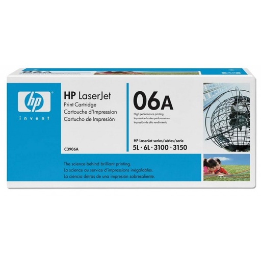[NC3906] HP C3906A (NOIR) NO.06A ORIGINALE 5K