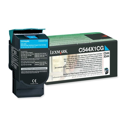 [NC544XC] LEX C544X1CG (CYAN) C544/X544 ORIGINALE 4K