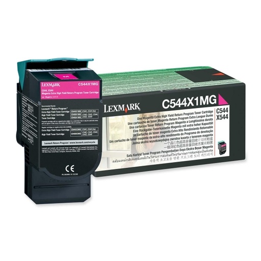 [NC544XM] LEX C544X1MG (MAGENTA) C544/X544 ORIGINALE 4K