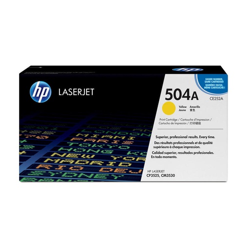 [NCE252] HP CE252A (JAUNE) NO.504A ORIGINALE 7K