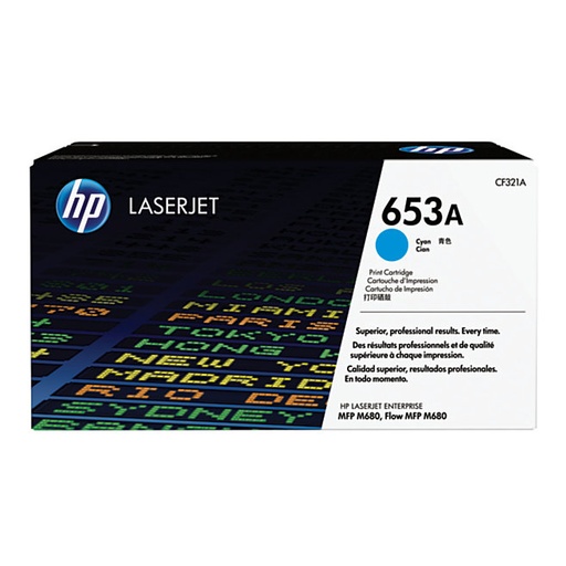 [NCF321] HP CF321A (CYAN) NO.653A ORIGINALE 16.5K