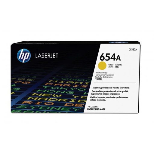 [NCF332] HP CF332A (JAUNE) NO.654A ORIGINALE 15K
