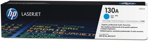 [NCF351] HP CF351A (CYAN) NO.130A ORIGINALE 1K DCS