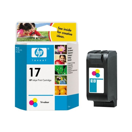 [NHP17] HP C6625A (COULEUR) NO.17 ORIGINALE .430K PLUS DISPONIBLE VOIR RECYCLEE