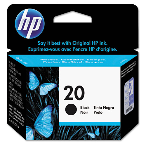 [NHP20] HP C6614D (NOIR) NO.20 ORIGINALE (DISCONTINUÉE)