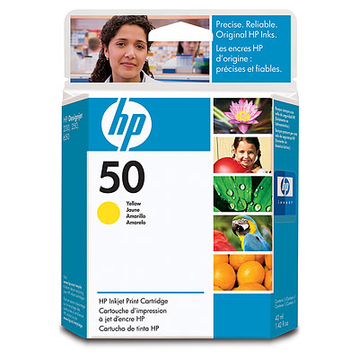 [NHP50Y] HP 51650Y (JAUNE) ORIGINALE (PLUS DISPONIBLE)
