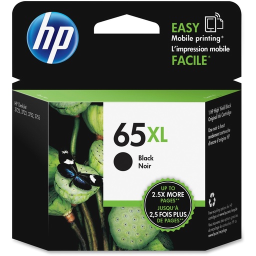 [NHP65BXL] HP N9K04AN (NOIR) NO.65XL ORIGINALE 300P RDM