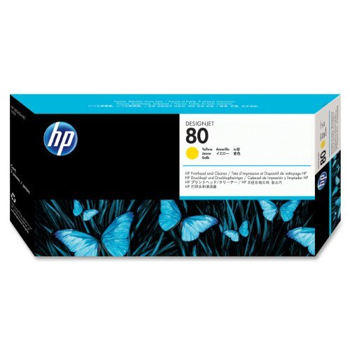 [NHP80HY] HP C4823A (TÊTE JAUNE) NO.80 ORIGINALE 4,4K