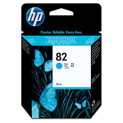 [NHP82C] HP C4911A (CYAN) NO.82 ORIGINALE DCS