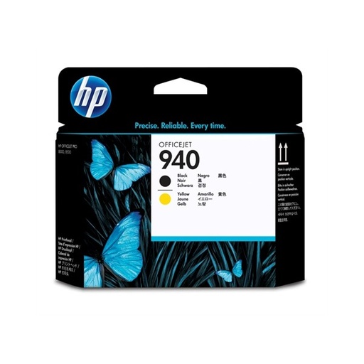 [NHP940BY] HP C4900AC (TÊTE NOIR/JAUNE) NO.940 ORIGINALE