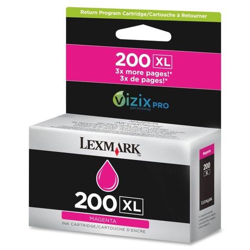 [NLEX200MXL] LEX 14L0176 (MAGENTA) NO.200XL ORIGINALE