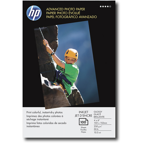 [NQ6638] HP Q6638A PAPIER PHOTO GLACÉ 4X6