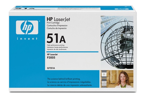 [NQ7551A] HP Q7551A (NOIR) NO.51A 0RIGINALE