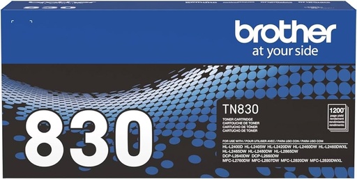 [NTN830] BRO TN-830 (NOIR) ORIGINALE 1.2K RDM