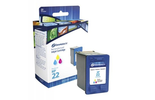 [RHP22] HP C9352AN (COULEUR) NO. 22 RECYCLÉE 165P NUT