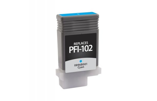 [RPFI102C] CAN PFI-102C (CYAN) 0896B001A RECYCLÉE 130ML WPP