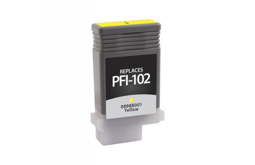 [RPFI102Y] CAN PFI-102Y (JAUNE) 0898B001A RECYCLÉE 130ML WPP