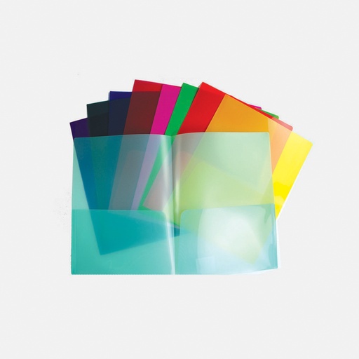 [TSE310] PORTFOLIO VINYLE ASSORTIS TRANSPARENT