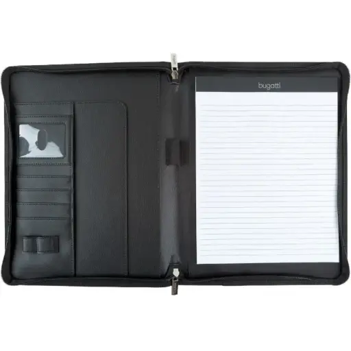 [WRC1503] PORTFOLIO CUIR SYNTHÉTIQUE NOIR