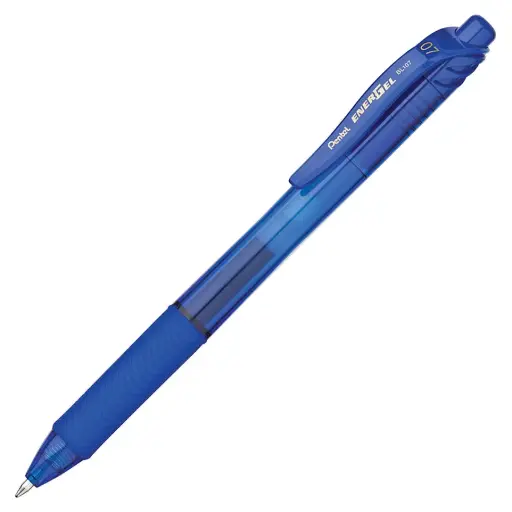 [BL107-C] STYLO RETR. ENERGEL X 0.7mm Bleu