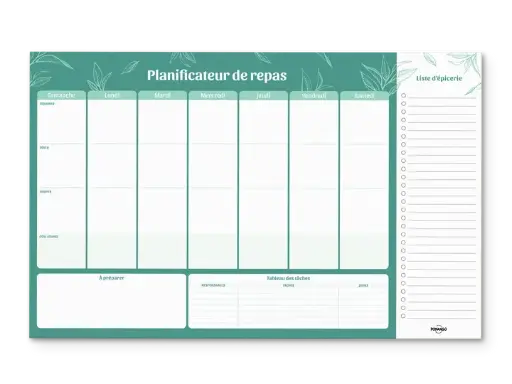 [CPMPL2993] PLANIFICATEUR DE REPAS