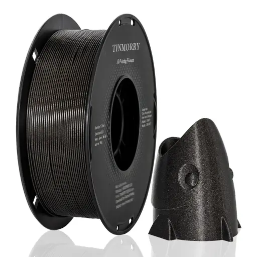 [TFPETGSPARKLYBLACK] TINMORRY PETG Sparkly – 1,75 mm – 1 kg Noir 
